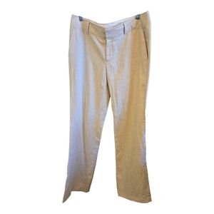 NWOT Banana Republic The Everyday Wide-Leg Martin Fit Linen Pant